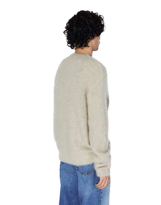 Dr Denim Tom cardigan in brushed silver lining, 7 of 7