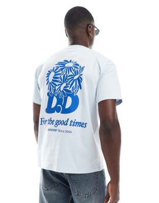 Dr Denim Trooper Relaxed Fit T-shirt In White