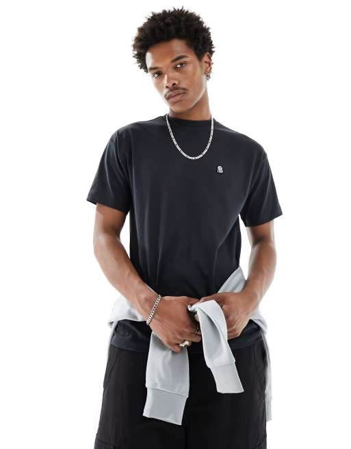 Dr Denim - Trooper - T-shirt i afslappet pasform i sort
