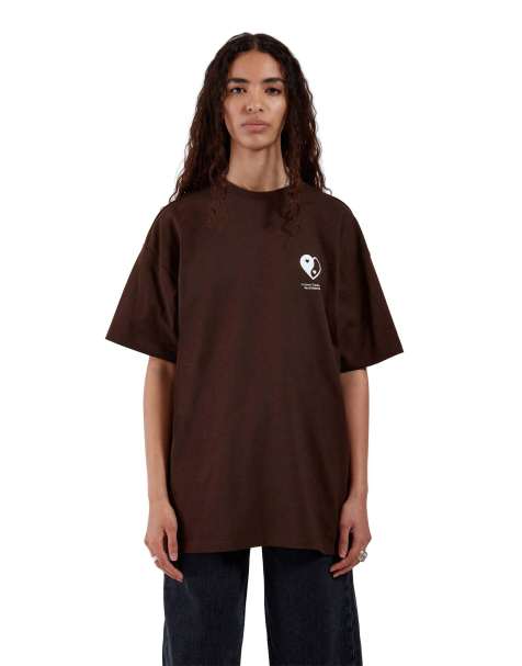 Dr Denim Trooper tee in brown - view 1