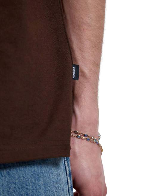 Dr Denim Trooper tee in brown, 3 of 7