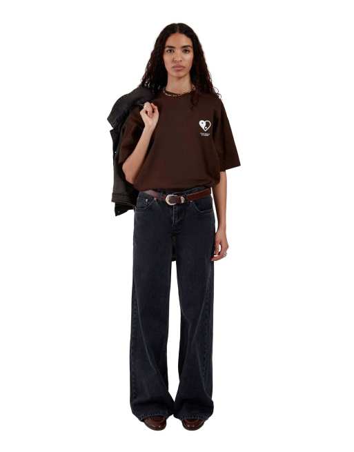 Dr Denim Trooper tee in brown, 4 of 7
