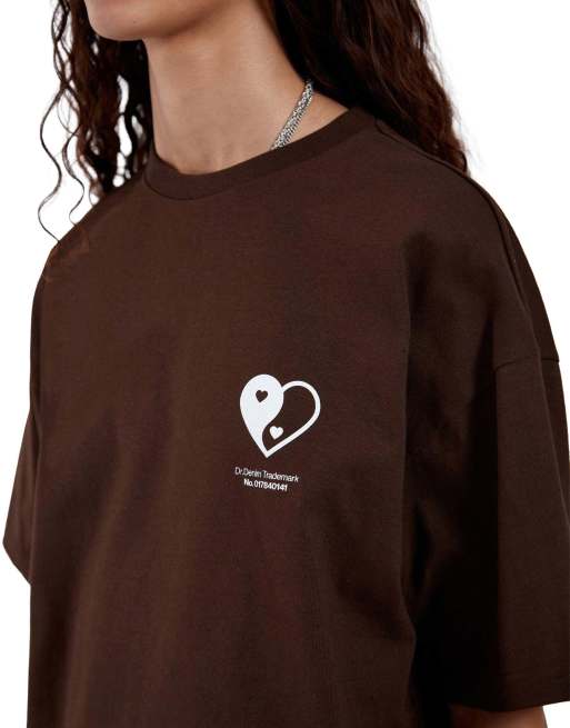 Dr Denim Trooper tee in brown, 3 of 7