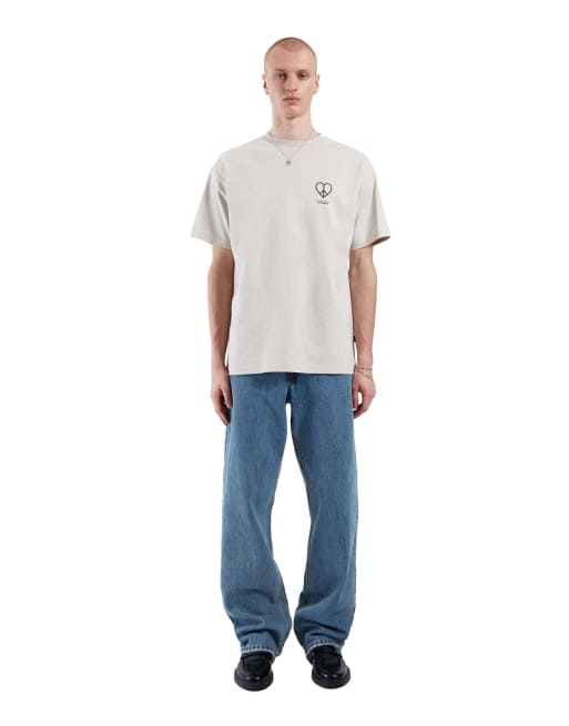 Dr Denim Trooper tee in silver, 6 of 7