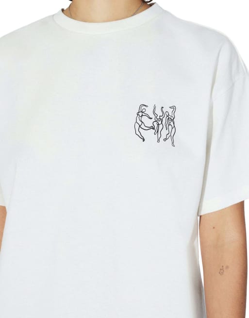 Dr Denim Trooper tee in white, 3 of 7