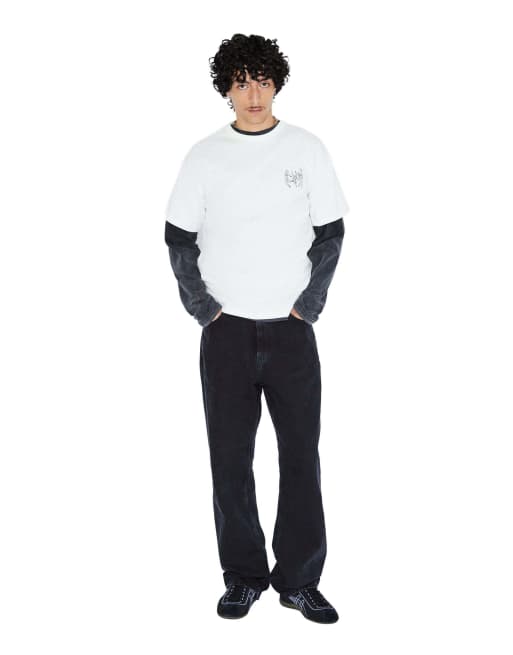 Dr Denim Trooper tee in white, 6 of 7