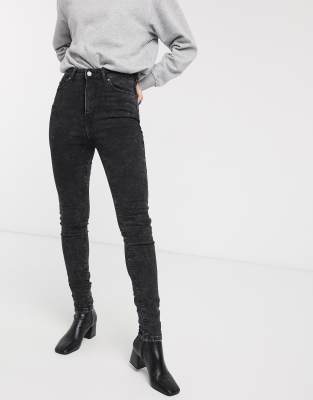 womens navy tapered trousers