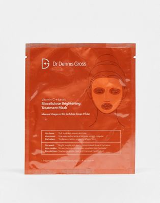 Dr Dennis Gross Vitamin C + Lactic Biocellulose Brightening Treatment Mask