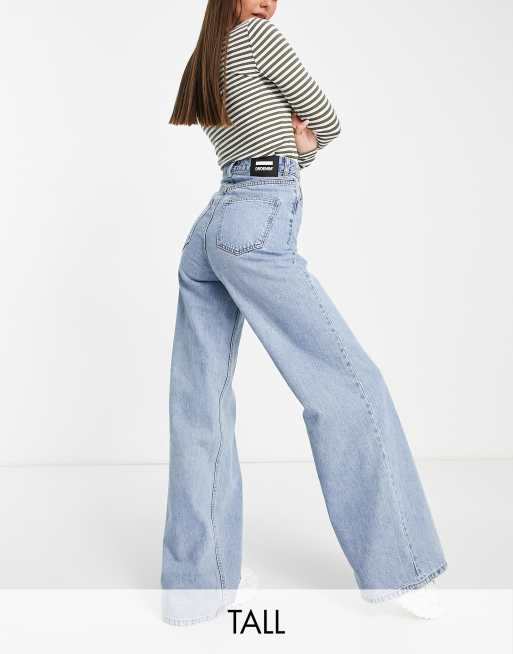 Dr. Dr Denim Tall – Aiko – Jeans im Light Retro mit weitem Bein