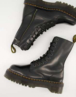 antiguo emocional Artístico Dr Martens 10 eye Jadon hi boots in black | ASOS