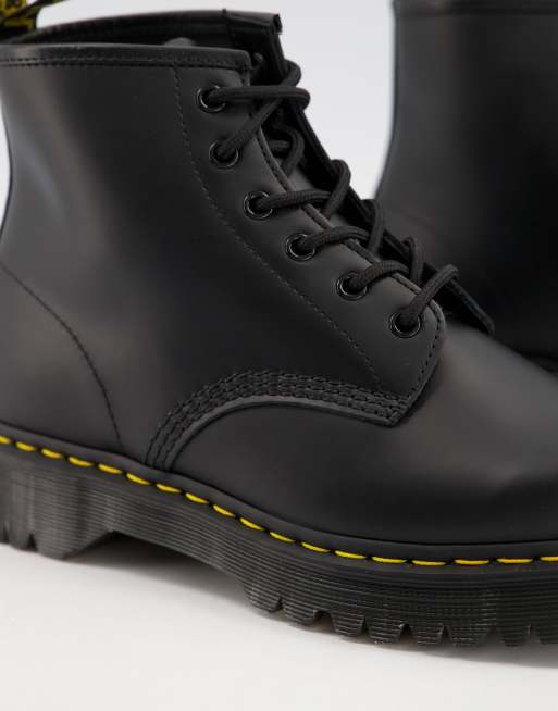Dr Martens - 101 - Laarzen met 6 veteroogjes en Bex-zool in zwart, 3 van 4