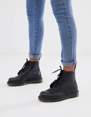 Dottor martens 6 buchi nere on sale