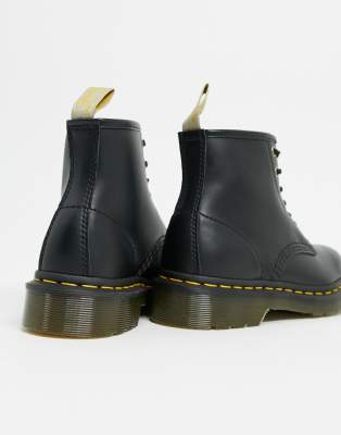 dr martens vegan 101 6 eye boots in black