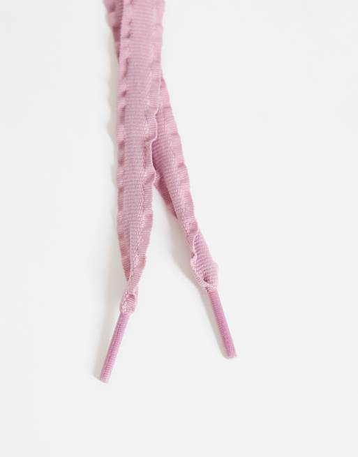 Dr Martens 140cm frill ribbon laces in dusty rose, 3 of 3