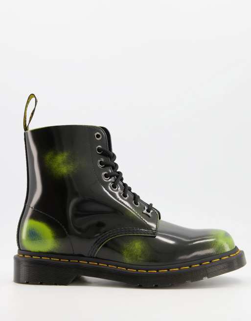 Green doc 2024 martens boots