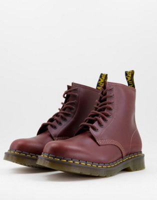 Dr Martens 1460 8 Eye Boots in Brown Black Abruzzo