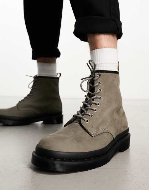 Dr Martens - Jadon Nubuck Leather Platform Boots