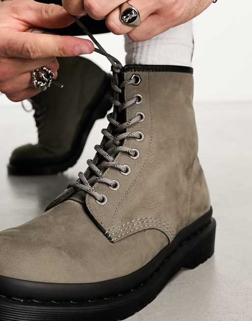 Dr martens gray clearance boots