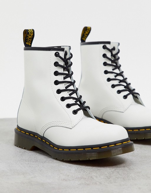 Dr Martens 1460 8 eye boots in white