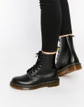 [Dr Martens] Dr Martens 1460 8-Eye smooth leather lace up boots-Black 5 Black