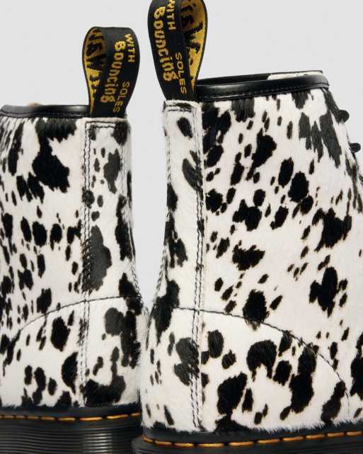 Dr Martens 1460 Bex 8 eye boot in black dalmatian print, 4 of 4