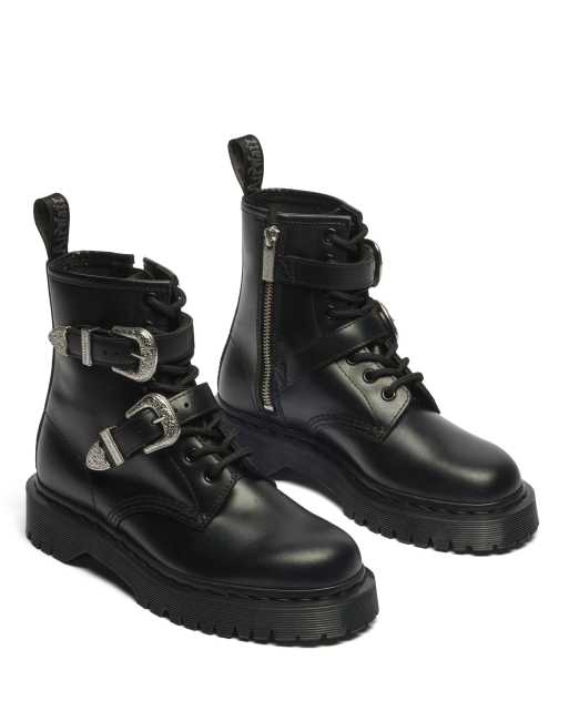 Dr Martens 1460 Bex boots in black, 2 of 5