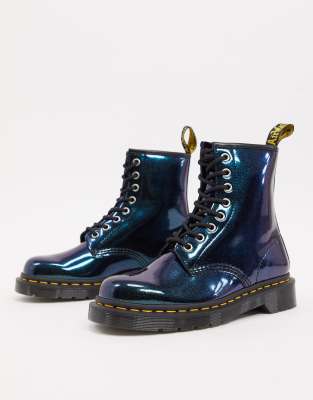 metallic dr martens boots