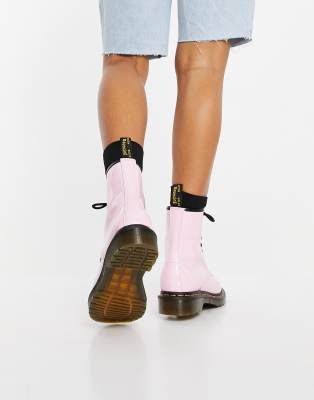 dr martens 1460 patent pink