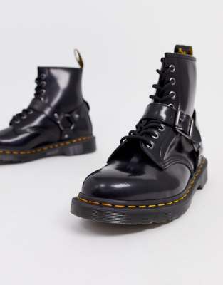 dr martens noir brillant