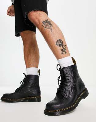 dr martens flame shoes