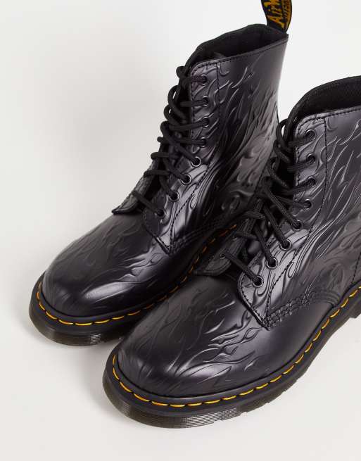 Dr martens flame on sale boots