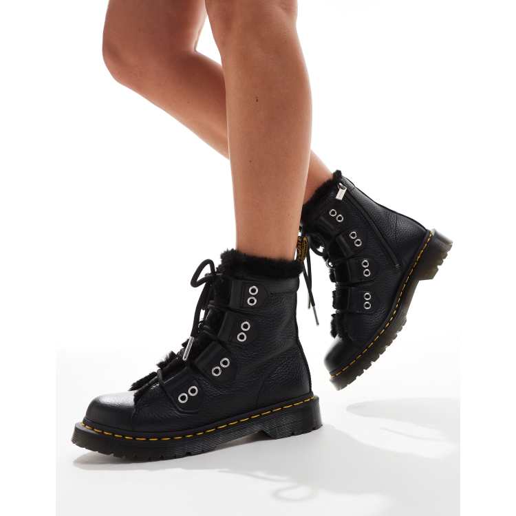 Doc martens fourrure online