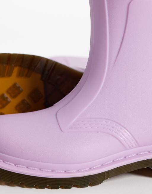 Dr Martens - 1460 - Lilla vandtætte gummistøvler, 3 af 4