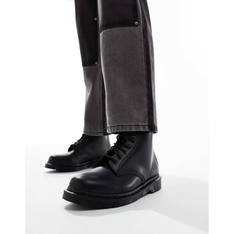 Dr martens Buty 1460 mono 8 eye boots in black smooth martens Buty Bottes a plateformes Jadon Hi noires Cra wallonieShops