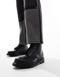 [Dr Martens] Dr Martens 1460 mono 8 eye boots in black smooth 38 BLACK