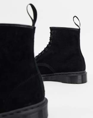 dr martens suede black