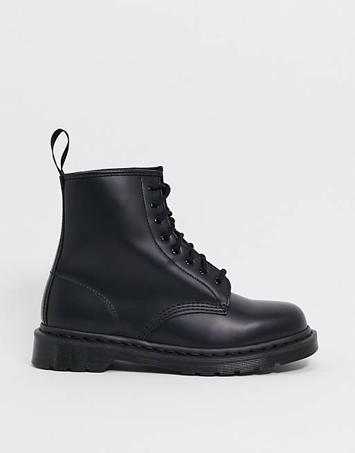 Dr Martens 1460 mono 8-eye boots in black | ASOS