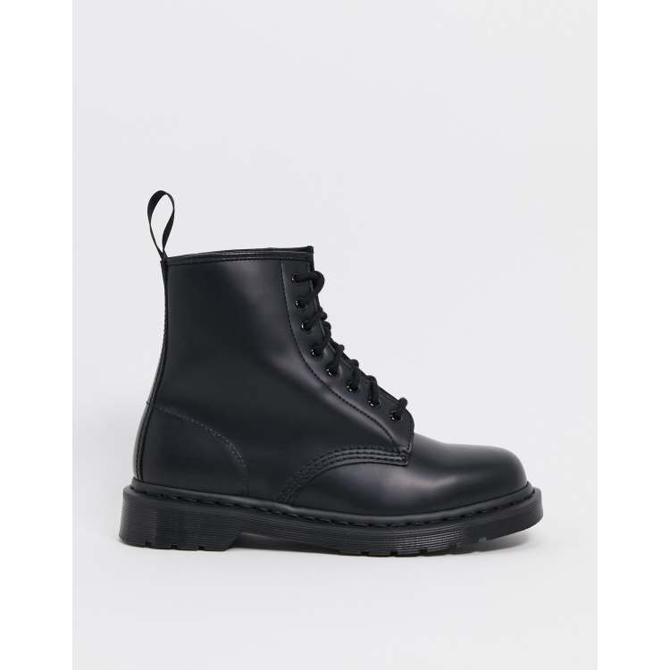 Dr Martens 1460 mono 8-eye boots in black | ASOS