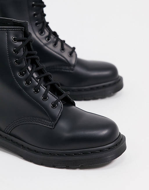 Gezond wees stil Fotoelektrisch Dr Martens 1460 mono 8-eye boots in black | ASOS