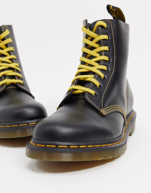 Dr Martens 1460 pascal 8 eye boot in dark grey