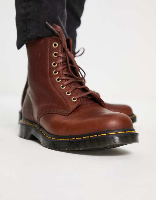 Dr Martens 1460 Pascal 8 eye boots in cashew ambassador