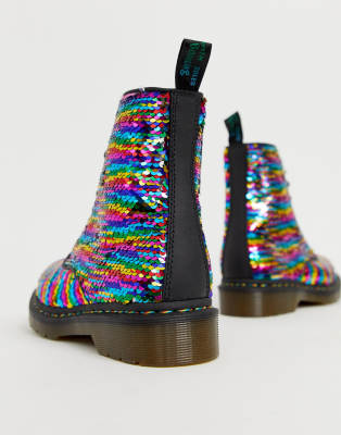 dr martens rainbow 1460