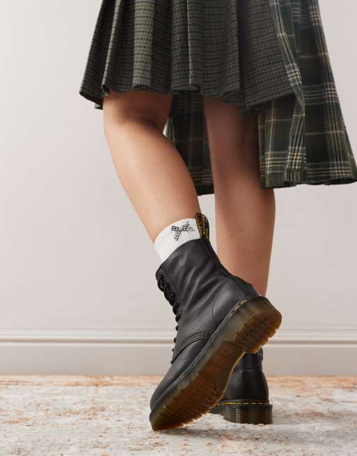 Dr Martens – 1460 Pascal Virginia – Sznurowane skórzane botki unisex, 3 z 4