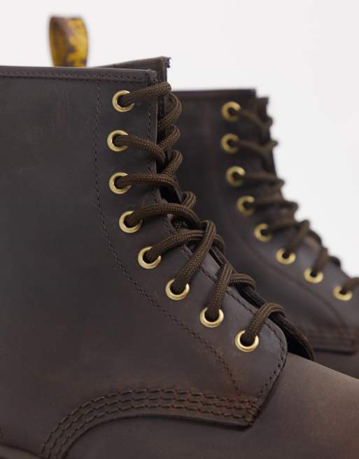 Dottor martens marroni on sale uomo