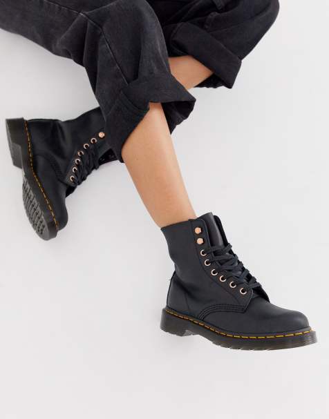 Dr Martens - 1460 Soapstone - Bottines en cuir - Noir