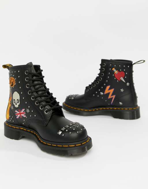 Dr martens store bassi neri