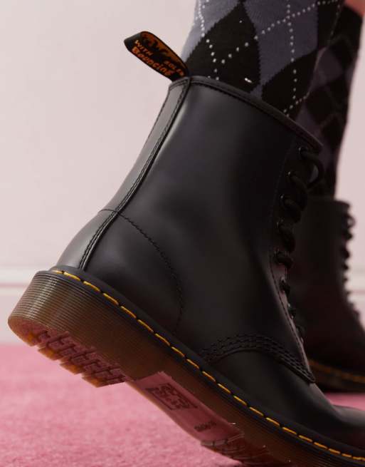 Stivale da passeggio Dr Martens, stivaletti neri, stivali da uomo in pelle  a grana / varie dimensioni / 8a88 -  Italia