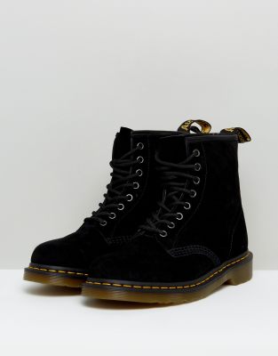 dr martens suede black