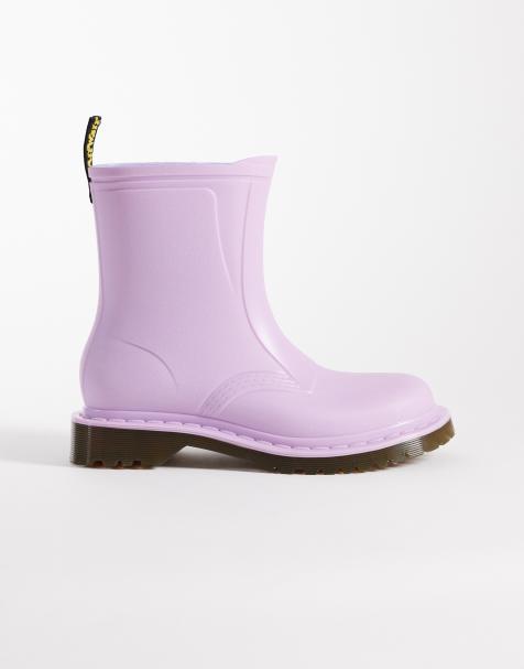 Dr Martens - 1460 - Waterbestendige regenlaarzen in lila - view 1