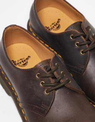 ドクターマーチン1461 Crazy Horse Dark Brown Dr. Martens Women's 1461 Crazy Horse Leather Oxford Shoe